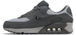 Nike Air Max 90 Jewel 'Greyscale' Lelaki Wanita Kasut Sneakers Kelabu. DX2656-002