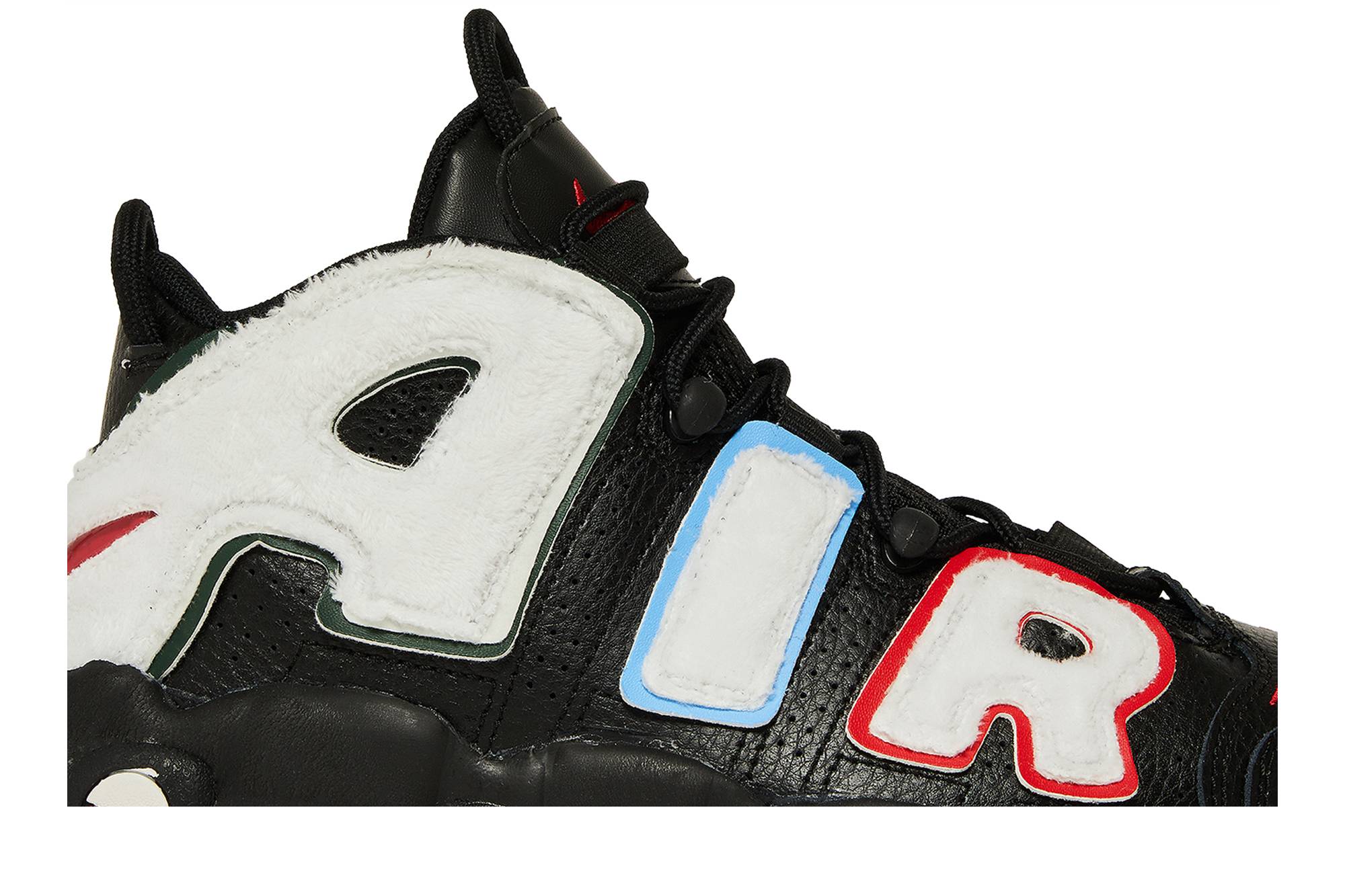 Order (Sekolah Dasar) Nike Air More Uptempo 'Hitam Putih Fleece' DQ7780-001