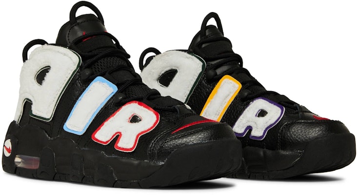 (Grade School) Nike Air More Uptempo 'Black White Fleece' DQ7780-001