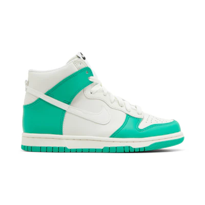 (GS) Nike Dunk High 'Grey White Green'