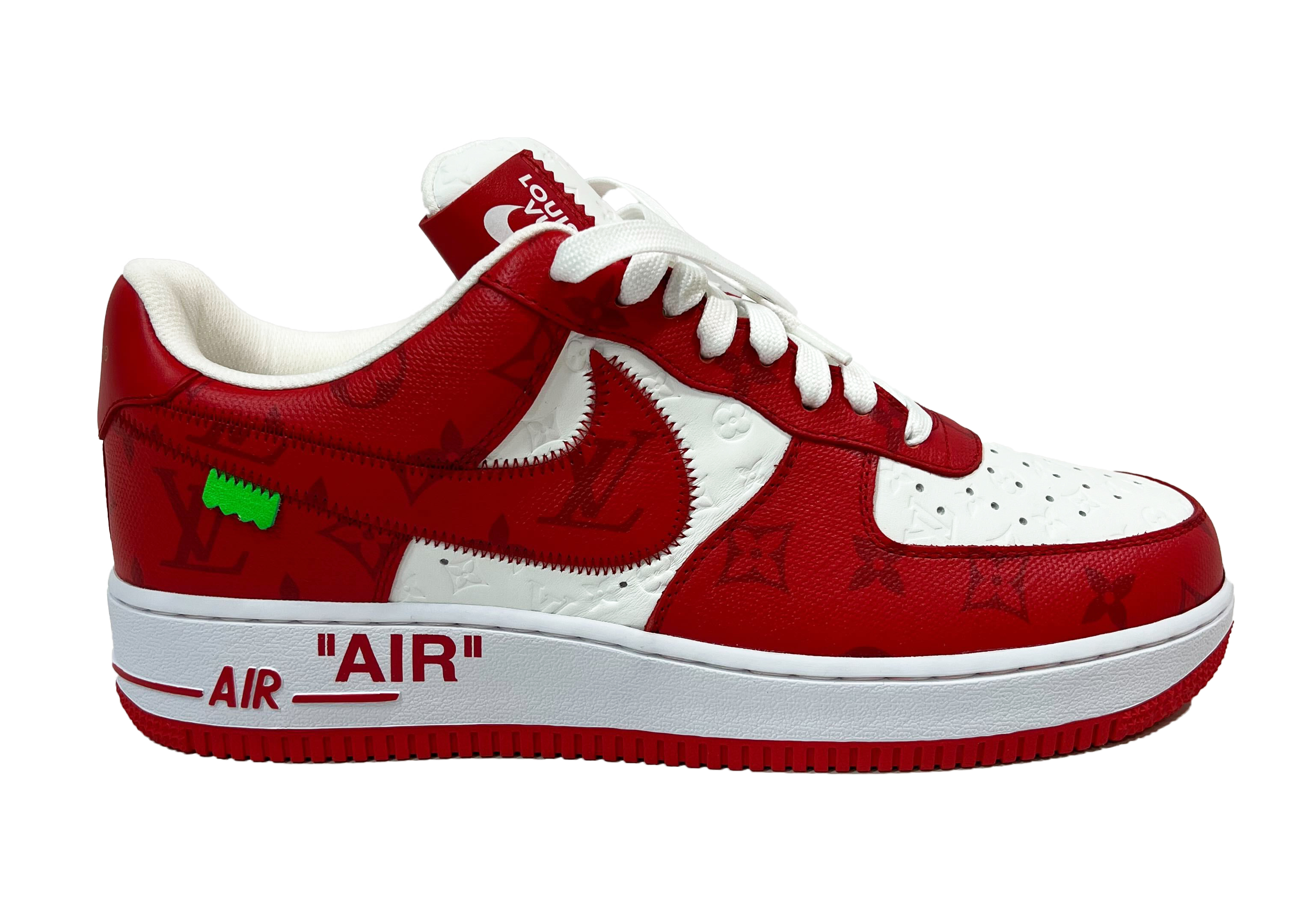 red louis vuitton air forces