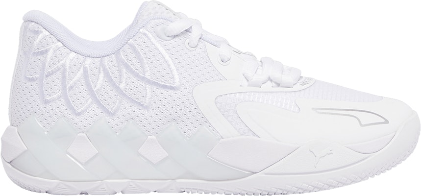 (Grade School) PUMA MB.01 Lo Big Kid 'Team Colors - Triple White' 377368-04 Buy (Grade School) PUMA MB.01 Lo Big Kid 'Team Colors - Triple White' 377368-04