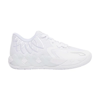 (GS) PUMA MB.01 Lo Big Kid 'Team Colors - Triple White'