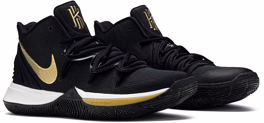 Kyrie 5 black and yellow on sale
