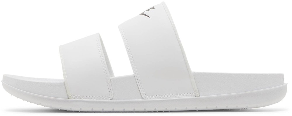 White nike sales duo slides