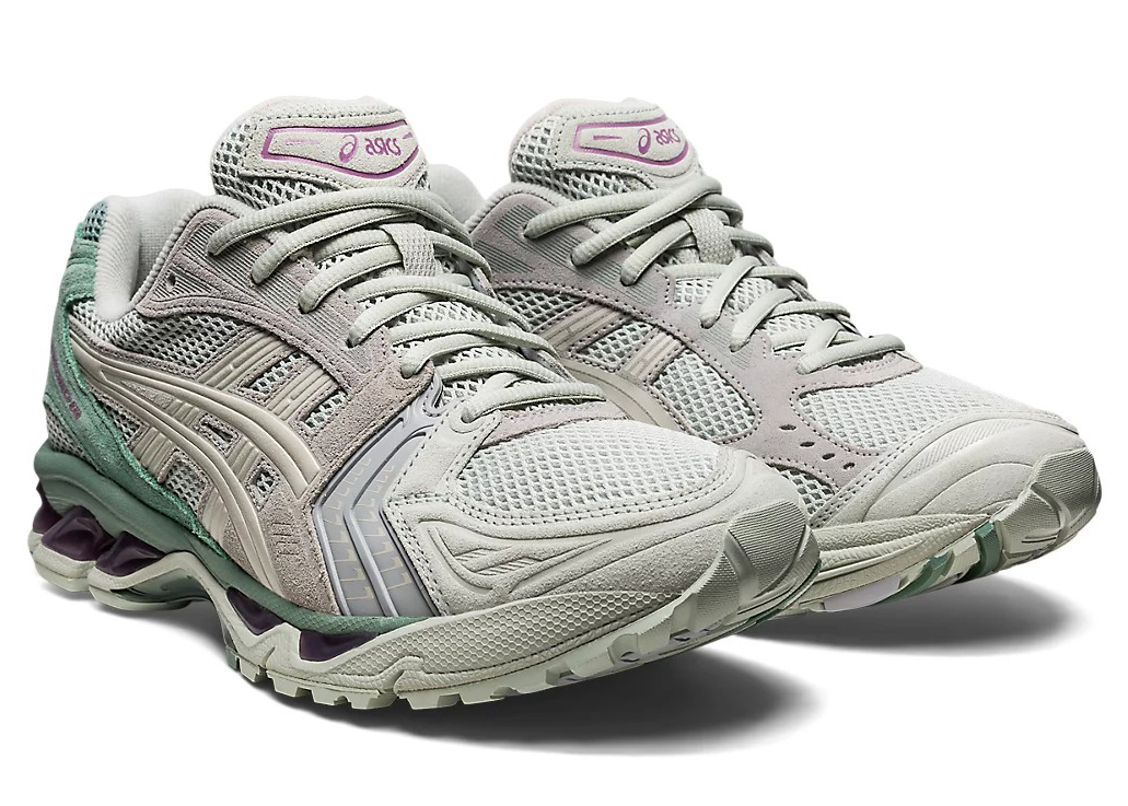 Baskets ASICS GEL-Kayano 14 - Couleur Light Sage/Smoke Grey - Pointure 42,5 (US 9) - Neuf Avec Défauts