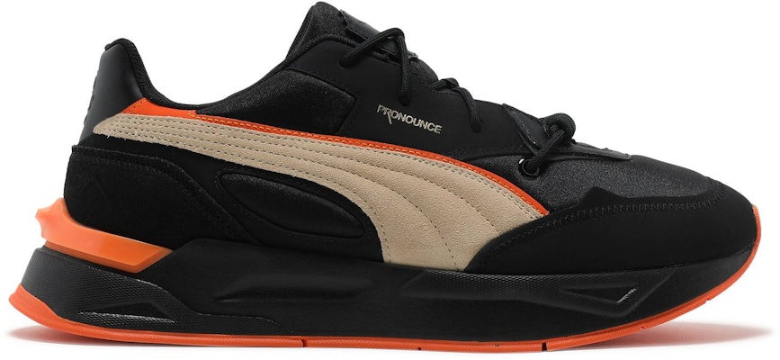 Puma shoes sales black and orange