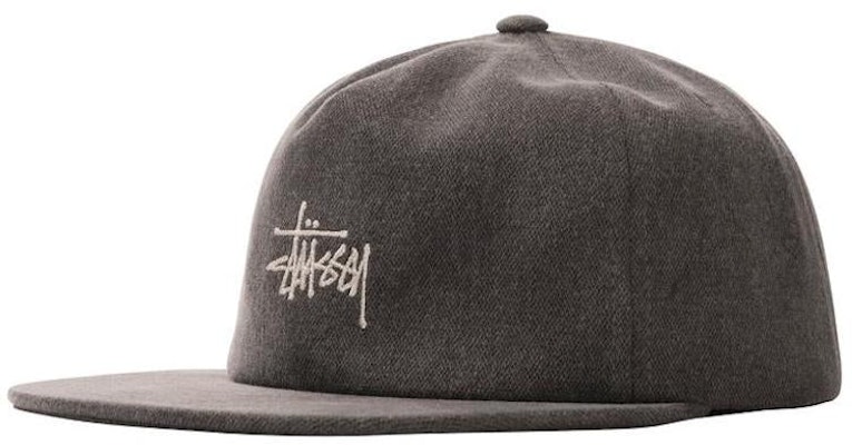 Stüssy Stock Pigment Strapback Cap Black Buy Stüssy Stock Pigment Strapback Cap Black