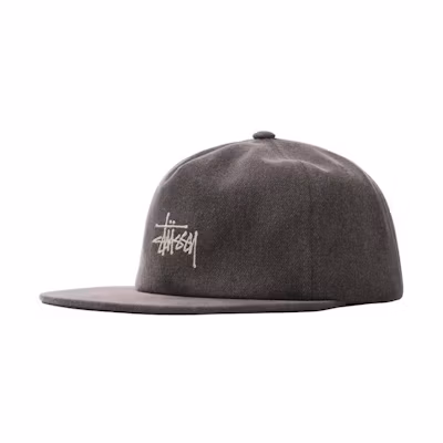 Stüssy Stock Pigment Strapback Cap Black