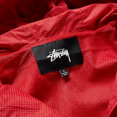 Stüssy Contrast Ripstop Anorak Red Order Stüssy Contrast Ripstop Anorak Red