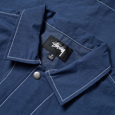 Stüssy Folsom Coach Jacket Navy Purchase Stüssy Folsom Coach Jacket Navy