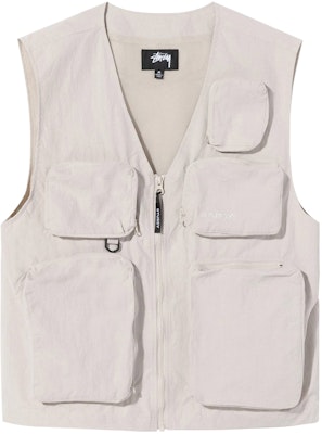 Stüssy Nylon Approach Vest Stone Grey Buy Stüssy Nylon Approach Vest Stone Grey