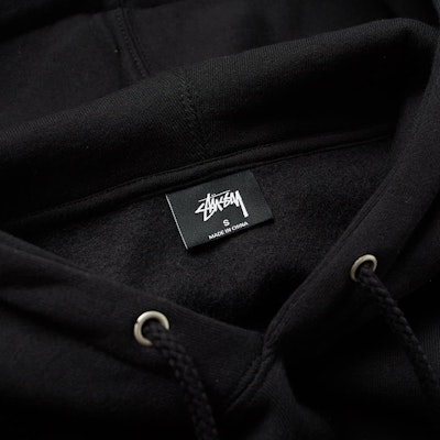 Stüssy Butterfly Applique Hoody Black Order Stüssy Butterfly Applique Hoody Black
