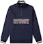 Buy Stüssy Contrast Rib Mock Neck Navy