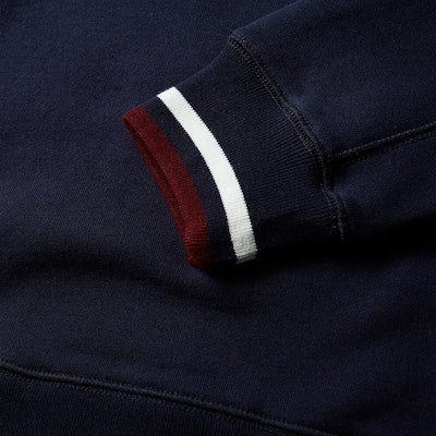 Stüssy Contrast Rib Mock Neck Navy Lookbook Stüssy Contrast Rib Mock Neck Navy