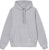 Stüssy Contrast Stitch Label Hood Grey Heather