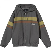 Stüssy Printed Stripe Hood Jacket Dark Grey Stüssy Printed Stripe Hood Jacket Dark Grey