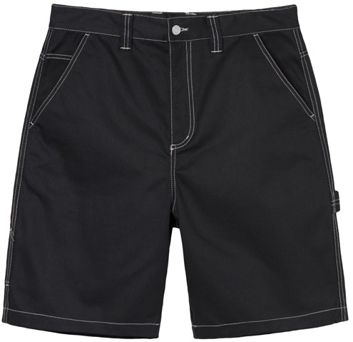 stuessy-poly-cotton-work-short-black