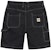 Stüssy Poly Cotton Work Short Black