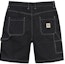 Order Stüssy Poly Cotton Work Short Black