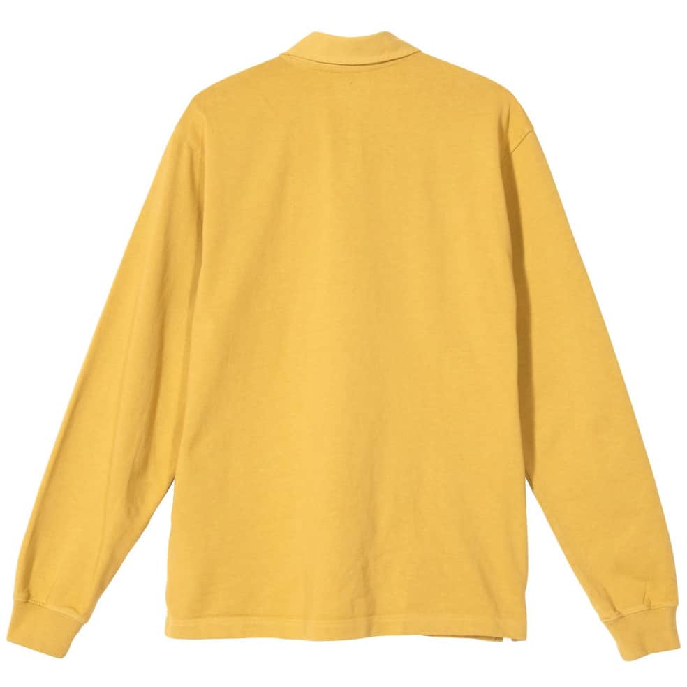 Stüssy O'Dyed Stripe Long Sleeve Rugby - Mustard 圖 2