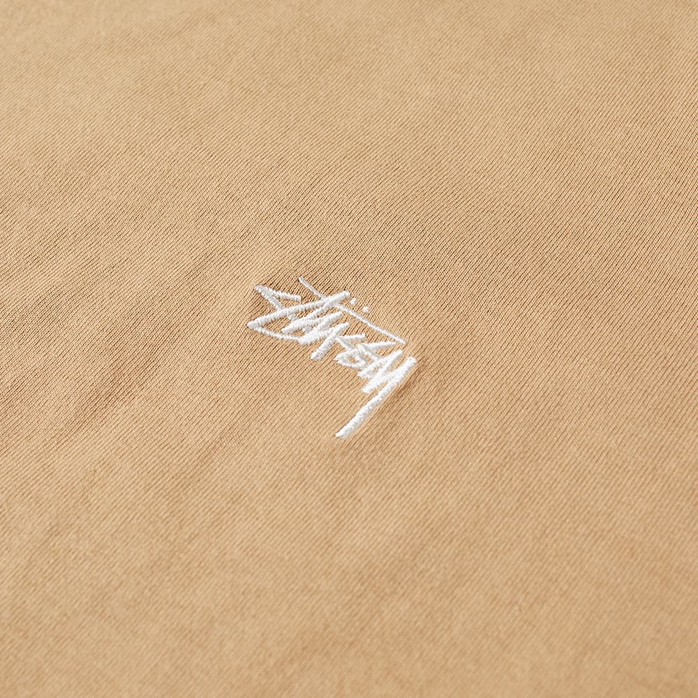Stüssy Short Sleeve Stock Logo Crew Beige 圖 2