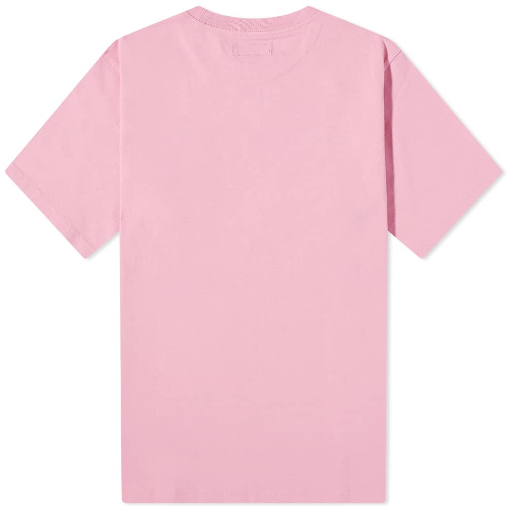 Stüssy Stock Logo Short Sleeve Pocket Crew Pink 圖 2