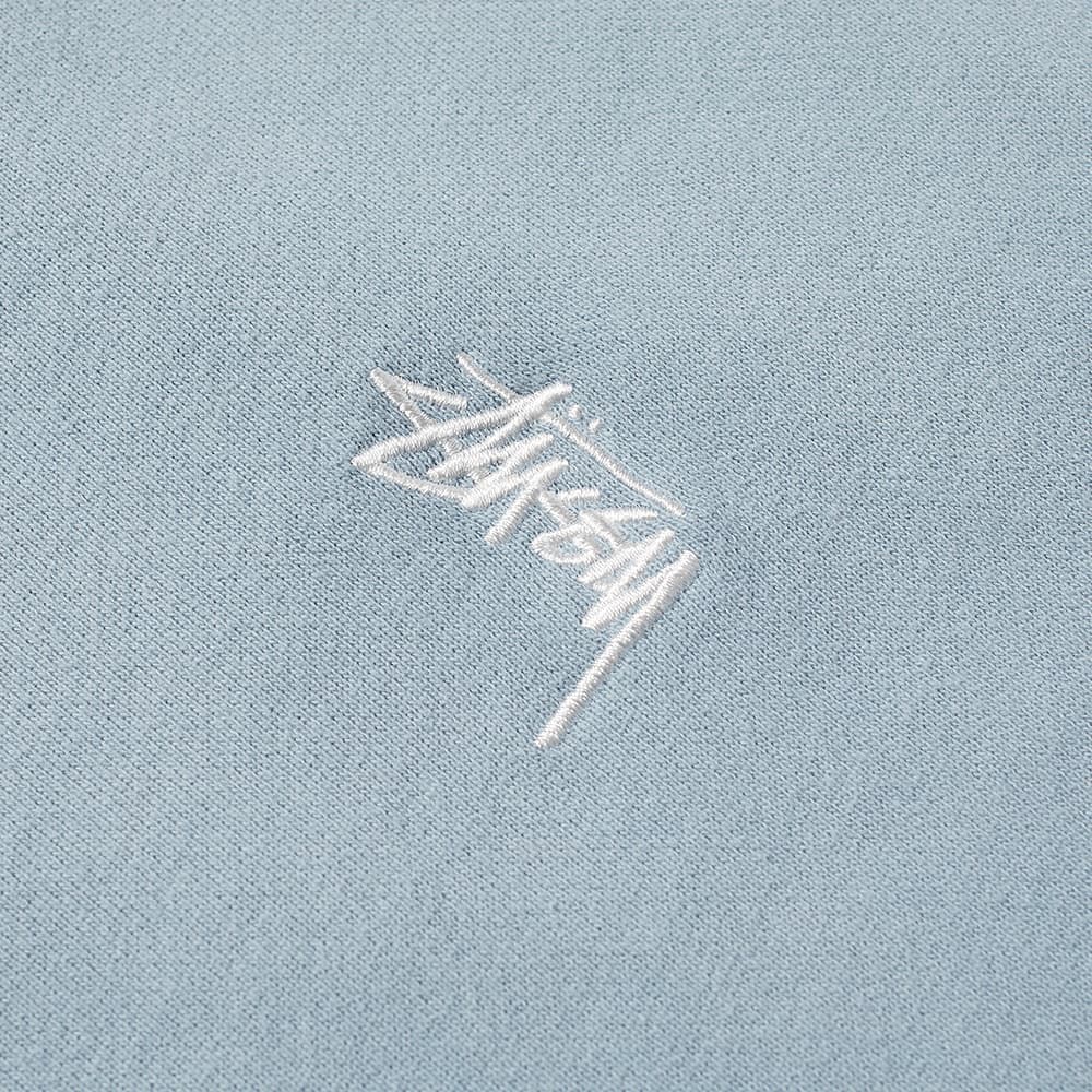 Stüssy Stock Logo Short Sleeve Pocket Crew Slate 圖 2