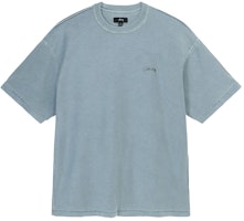 Stüssy Pigment Dyed Inside Out Crew T-Shirt Slate Stüssy Pigment Dyed Inside Out Crew T-Shirt Slate