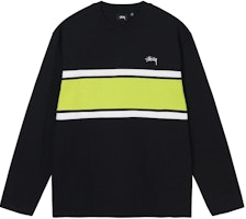Stüssy Color Block LS Crew Black Stüssy Color Block LS Crew Black