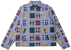 Stüssy Madras Patchwork Zip Jacket Plaid Stüssy Madras Patchwork Zip Jacket Plaid