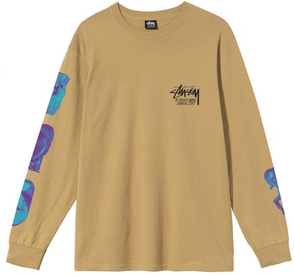 Stüssy Masked LS Tee Khaki Buy Stüssy Masked LS Tee Khaki