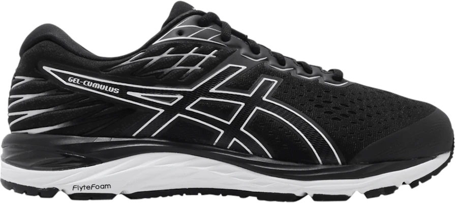 ASICS Gel Cumulus 21 2E Wide Black White 1011A554 001 1011A554