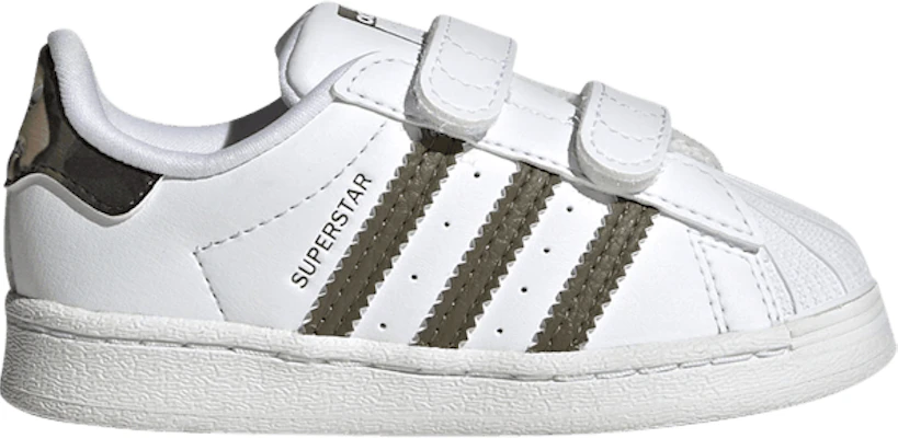 Adidas superstar top white camo