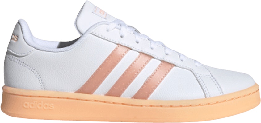 Adidas grand court clearance dust pink