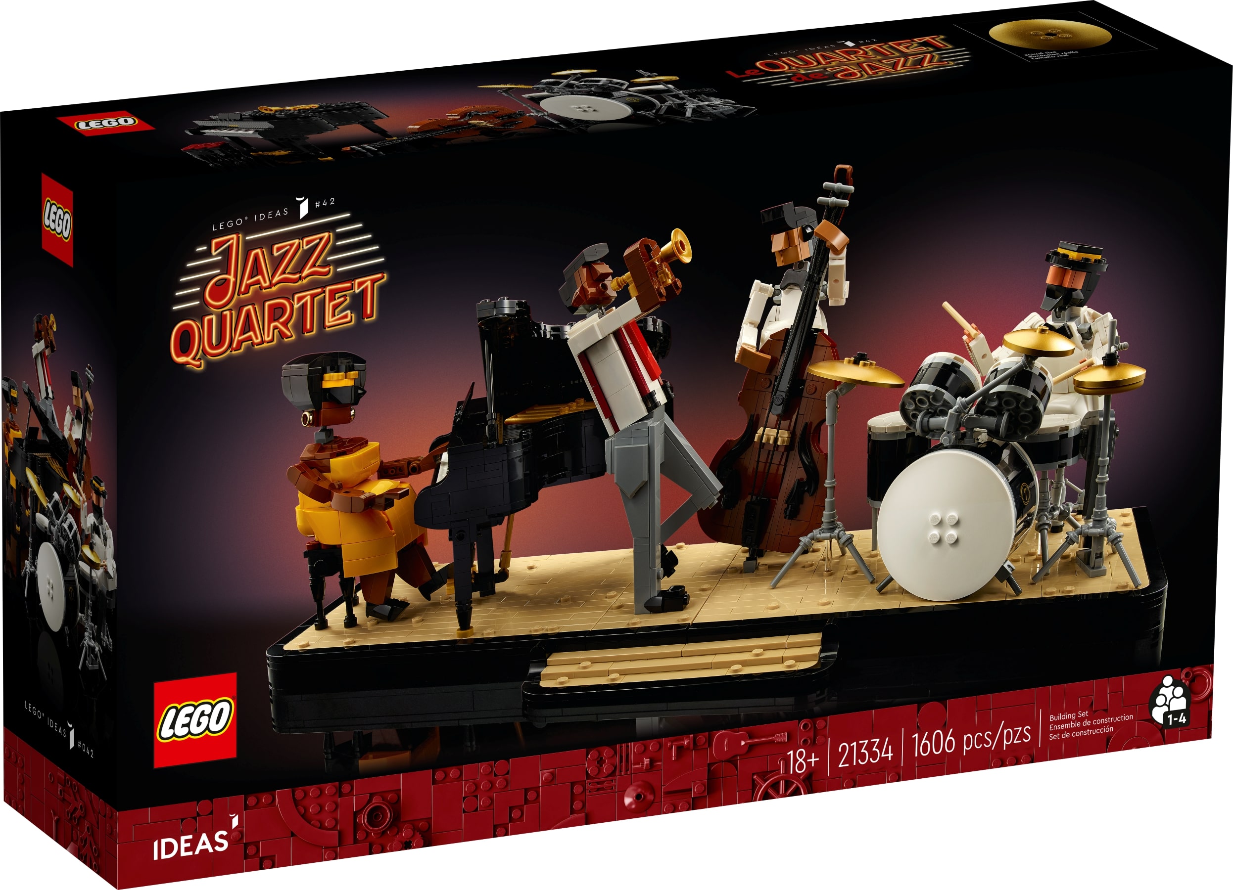 LEGO Ideas Jazz Quartet Set 21334 구매하기 - 노블쉽