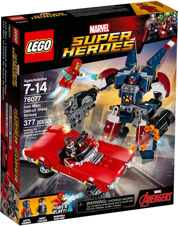 LEGO Marvel Super Heroes Iron Man: Detroit Steel Strikes Set 76077