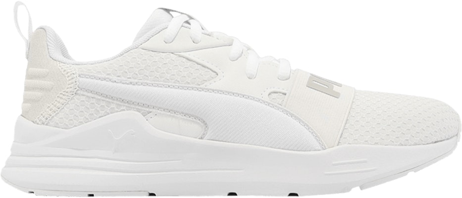 Puma white 2025 wired ps sneakers