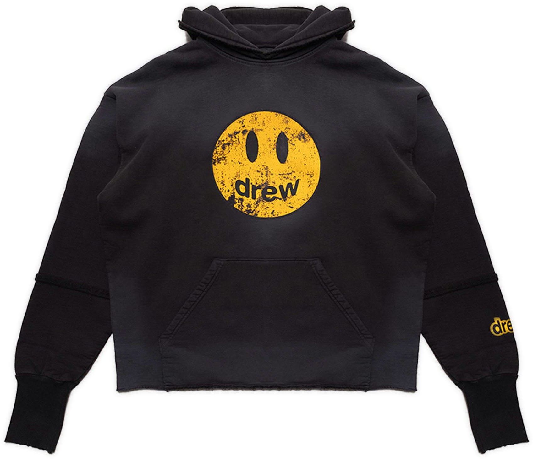 Drew House Deconstructed Mascot Hoodie 'Faded Black' - DH-F31122-MCFB ...