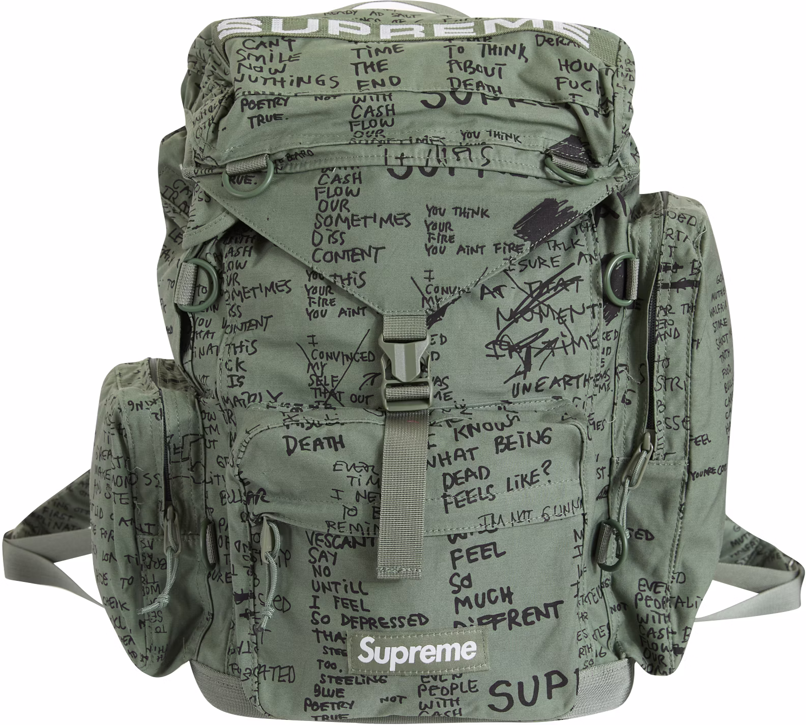 Supreme Olive Backpack Supreme 25SS Backpack Olive