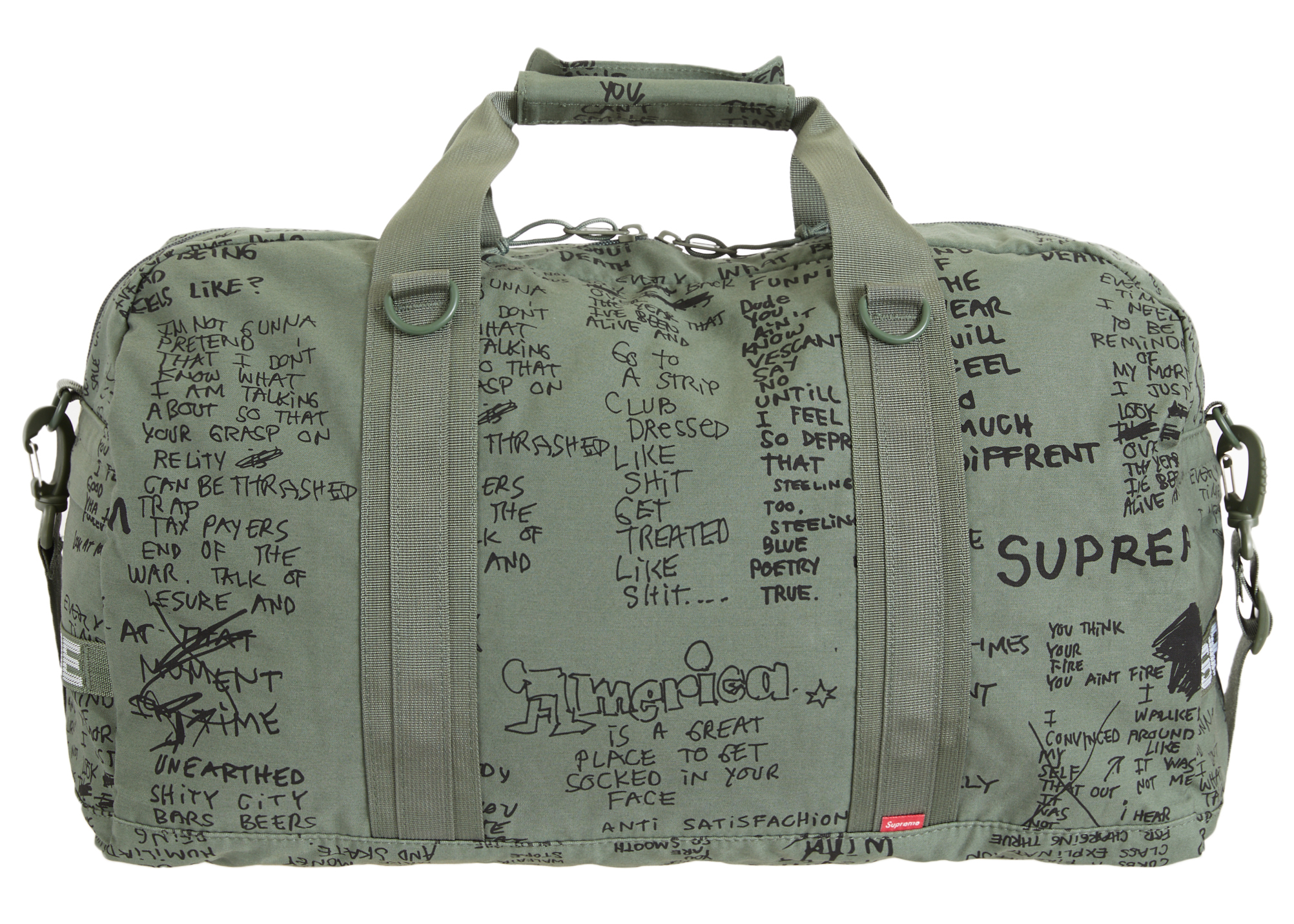 Supreme Field Duffle Bag Olive Gonz - ボストンバッグ