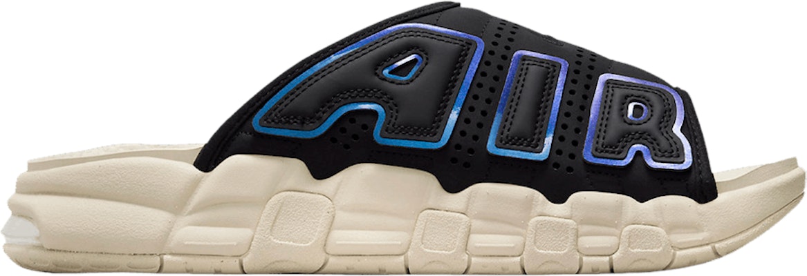 Nike Air More Uptempo Slide 'Black Sanddrift Iridescent' - FB7799