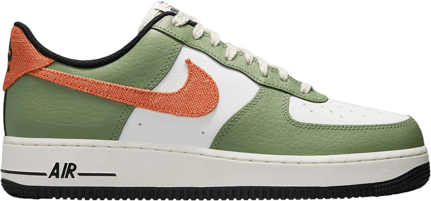 Nike air force best sale 1 green and black