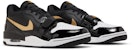 Air Jordan Legacy 312 Low 'Hitam Emas Metalik' CD7069-071