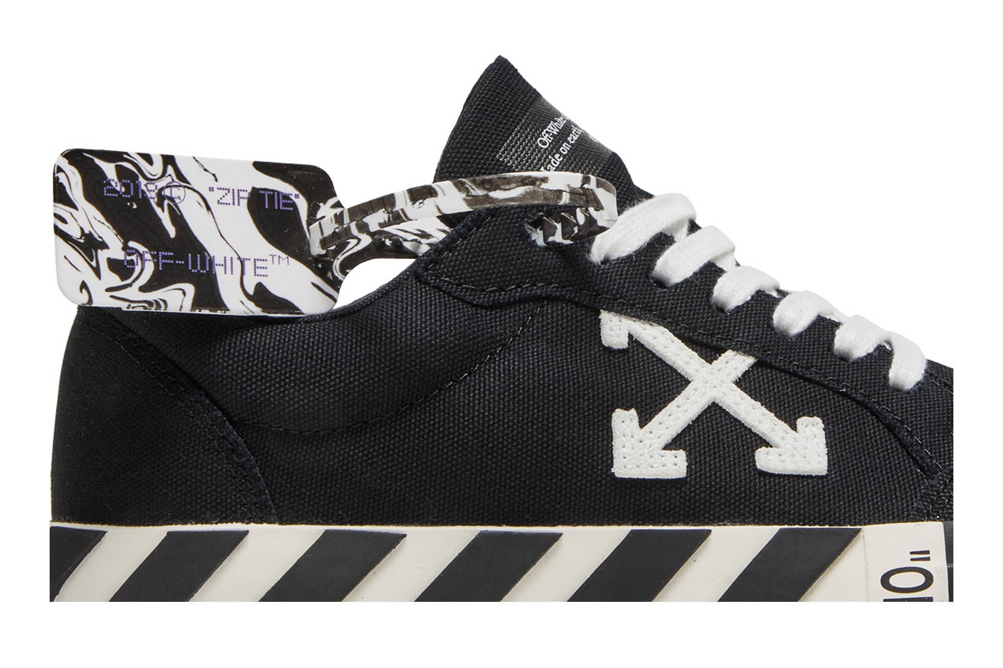 Order オフホワイト バルクロウ 黒白 (Ofuhowaito Barukuroo KuroShiro) OMIA085E20FAB0011001