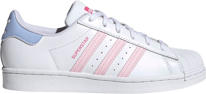 Adidas superstar blue pink outlet
