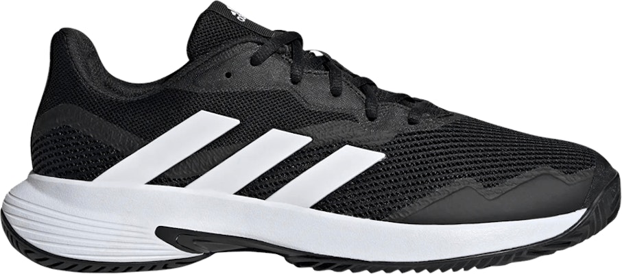 Mens black and white tennis shoes online
