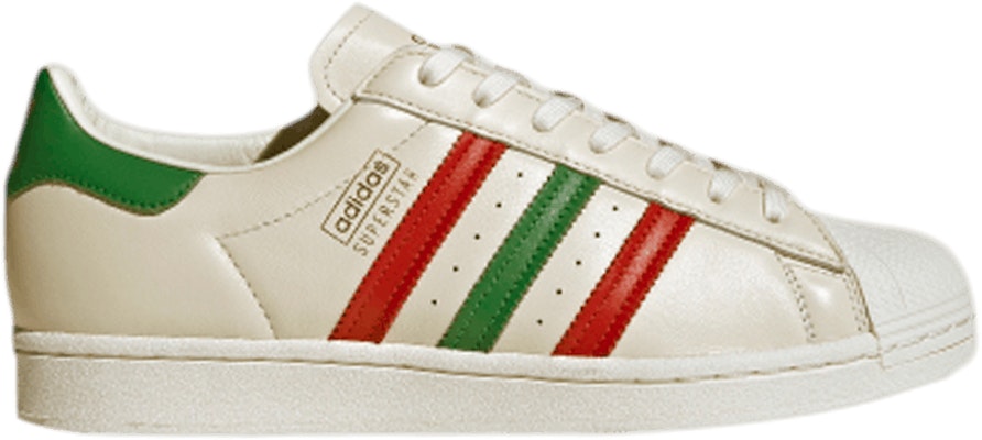 adidas Superstar Off White Scarlet Green FZ5435 FZ5435 Novelship