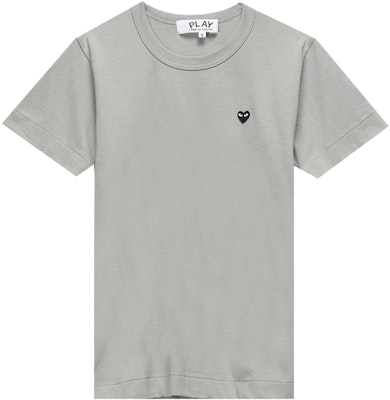 Comme des Garçons PLAY Mini Heart Tee 'Grey' (WMNS) Buy Comme des Garçons PLAY Mini Heart Tee 'Grey' (WMNS)