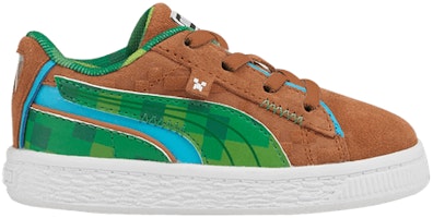 (Infant) Minecraft x Puma Suede 'Grass Block' 384487-01 (Infant) Minecraft x Puma Suede 'Grass Block' 384487-01